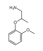 2-(2-methoxyphenoxy)propan-1-amine Structure