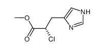 Desamino (αS)-Chloro Histidine Methyl Ester结构式