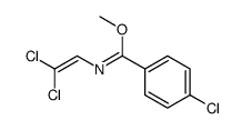 Methyl-N-(2.2-dichlorvinyl)p-chlorbenzimidat Structure