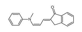 2-[3-(N-methyl-N-phenylamino)-2-propenylidene]indanone Structure