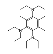 1-N,1-N,2-N,2-N,4-N,4-N-hexaethyl-3,5,6-trimethylbenzene-1,2,4-triamine Structure