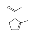 1-[2-methyl-2-cyclopenten-1-yl]ethanone Structure