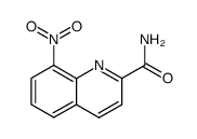 8-nitro-quinoline-2-carboxylic acid amide结构式