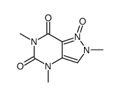 2,4,6-trimethyl-1-oxy-2,4-dihydro-pyrazolo[4,3-d]pyrimidine-5,7-dione Structure