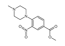 methyl 4-(4-methylpiperazin-1-yl)-3-nitrobenzoate Structure