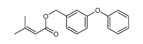 (3-phenoxyphenyl)methyl 3-methylbut-2-enoate Structure