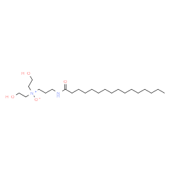 N-[3-[bis(2-hydroxyethyl)amino]propyl]palmitamide N-oxide Structure