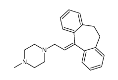 1-[2-(5,6-dihydrodibenzo[1,2-a:1',2'-e][7]annulen-11-ylidene)ethyl]-4-methylpiperazine结构式