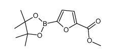 methyl 5-(4,4,5,5-tetramethyl-1,3,2-dioxaborolan-2-yl)furan-2-carboxylate结构式