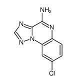 8-chloro-[1,2,4]triazolo[1,5-a]quinoxalin-4-amine结构式