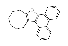 10,11,12,13,14,15-hexahydrocycloocta[b]phenanthro[9,10-d]furan结构式