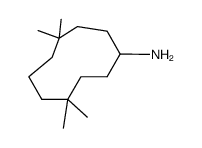 4,4,8,8-tetramethylcyclodecan-1-amine Structure