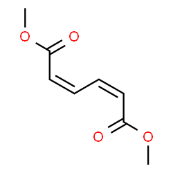 (2Z,4Z)-2,4-Hexadienedioic acid dimethyl ester Structure