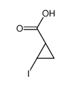 (1R,2R)-2-碘环丙烷羧酸结构式