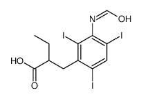 2-Ethyl-3-(3-formylamino-2,4,6-triiodophenyl)propanoic acid picture
