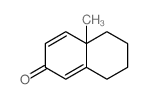 2(4aH)-Naphthalenone,5,6,7,8-tetrahydro-4a-methyl- Structure
