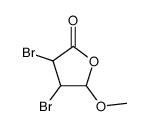 3,4-dibromo-5-methoxydihydrofuran-2(3H)-one结构式