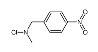 N-Chloro-N-methyl-p-nitrobenzylamin Structure