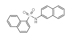 1-Naphthalenesulfonamide,N-2-naphthalenyl-结构式