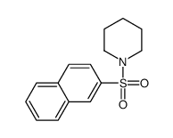 1-naphthalen-2-ylsulfonylpiperidine结构式