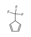 5-trifluoromethyl-1,3-cyclopentadiene Structure