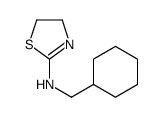 N-(cyclohexylmethyl)-4,5-dihydro-1,3-thiazol-2-amine结构式