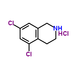 5,7-二氯-1,2,3,4-四氢异喹啉盐酸盐结构式