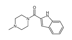 (1H-Indol-2-yl)(4-methylpiperazin-1-yl)methanone Structure