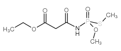 Propanoic acid, 3-((methoxy(methylthio)phosphinyl)amino)-3-oxo-, ethyl ester Structure
