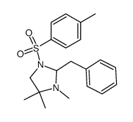 2-benzyl-3,4,4-trimethyl-1-(toluene-4-sulfonyl)-imidazolidine Structure