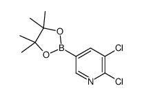 2,3-dichloro-5-(4,4,5,5-tetramethyl-1,3,2-dioxaborolan-2-yl)pyridine structure