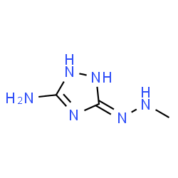 3H-1,2,4-Triazol-3-one,5-amino-1,2-dihydro-,methylhydrazone(9CI)结构式