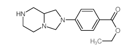 Benzoic acid,4-(hexahydroimidazo[1,5-a]pyrazin-2(3H)-yl)-, ethyl ester structure