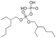 Diphosphoric acid, bis(2-ethylhexyl) ester Structure