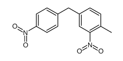 1-methyl-2-nitro-4-[(4-nitrophenyl)methyl]benzene Structure