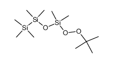 [(tert-butyldioxy)dimethylsiloxy]pentamethyldisilane Structure