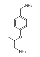 Benzenemethanamine, 4-(2-amino-1-methylethoxy)- (9CI) structure