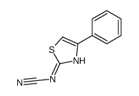 (4-phenyl-1,3-thiazol-2-yl)cyanamide结构式