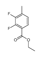 Benzoic acid, 2,3-difluoro-4-methyl-, ethyl ester (9CI) structure