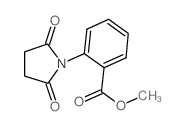 methyl 2-(2,5-dioxopyrrolidin-1-yl)benzoate结构式