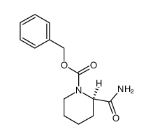 (r)-1-cbz-2-piperidinecarboxamide结构式