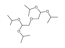 diglycolaldehyde bis(di-isopropyl acetal)结构式