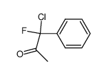 1-Chlor-1-fluor-1-phenyl-2-propanon Structure