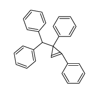 1,3-diphenyl-3-benzhydryl-cyclopropene Structure