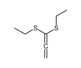 1,1-bis(ethylsulfanyl)propa-1,2-diene结构式