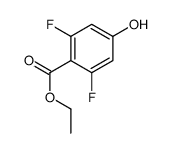 ethyl 2,6-difluoro-4-hydroxybenzoate结构式