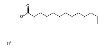 thallium(1+),tridecanoate Structure