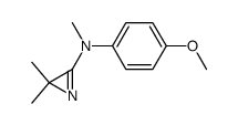 2H-Azirin-3-amine,N-(4-methoxyphenyl)-N,2,2-trimethyl-(9CI)结构式