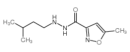 3-Isoxazolecarboxylicacid,5-methyl-,2-(3-methylbutyl)hydrazide(9CI) picture