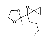 2-butyl-2-(2-methyl-1,3-dioxolan-2-yl)-1-oxaspiro[2.2]pentane结构式